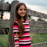 Robe Rayée Blush & Boucle 7-14ans-Look-LOK-2263492C-CLÉMENT