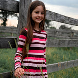 Robe Rayée Blush & Boucle 7-14ans-Look-LOK-2263492C-CLÉMENT