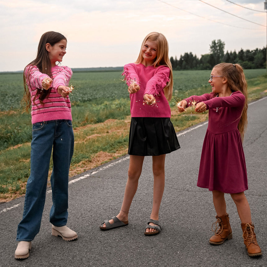 Jupe Chic Blush & Boucle 7-14ans-Look-LOK-2263484C-CLÉMENT