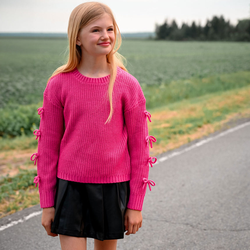 Pull Tricot Blush & Boucle 7-14ans-Look-LOK-2263487C-CLÉMENT