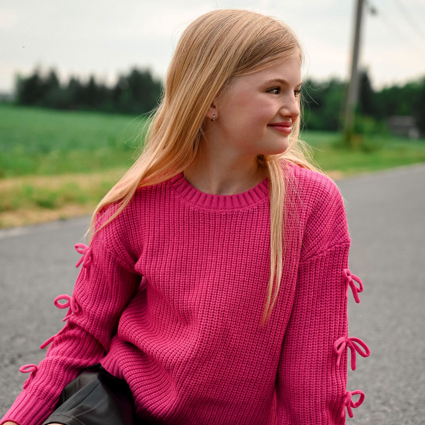 Pull Tricot Blush & Boucle 7-14ans-Look-LOK-2263487C-CLÉMENT
