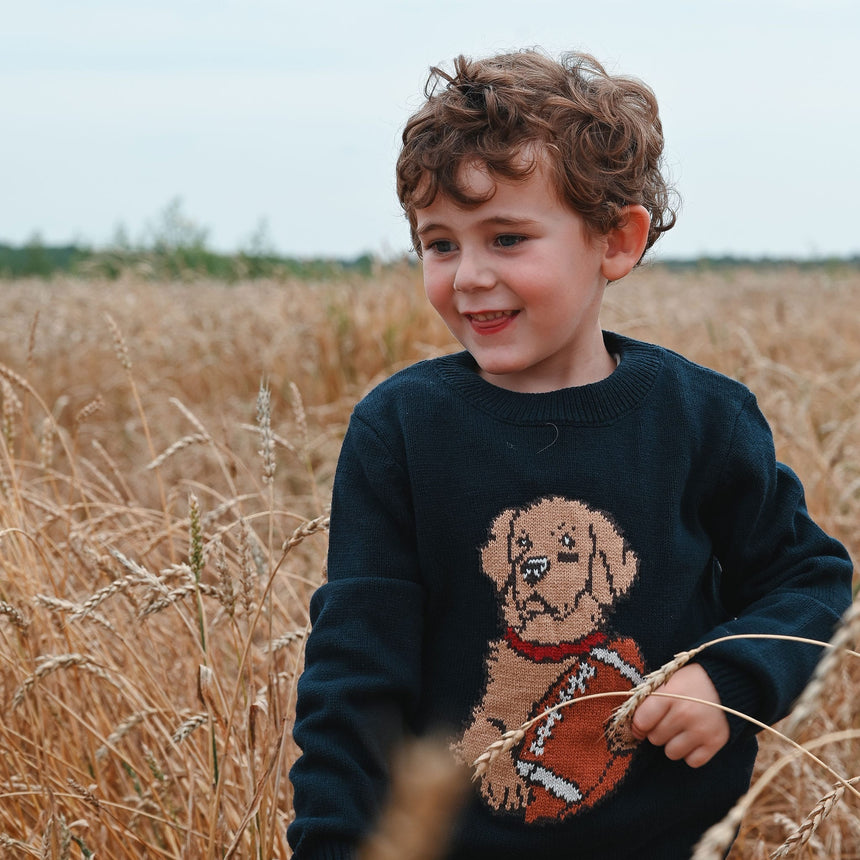 Pull Tricot Chien Recrue 2-8ans-Chat Botte-CHI-2265429C-CLÉMENT
