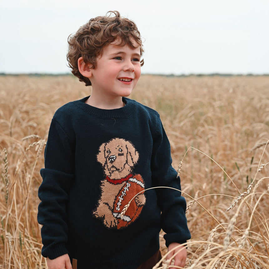 Pull Tricot Chien Recrue 2-8ans-Chat Botte-CHI-2265429C-CLÉMENT