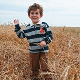 Polo Rayée Recrue 2-8ans-Chat Botte-CHI-2265431C-MAR-CLÉMENT