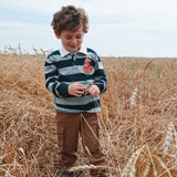 Polo Rayée Recrue 2-8ans-Chat Botte-CHI-2265431C-MAR-CLÉMENT