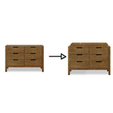 Commode 6 Tiroirs Colby - Noyer-DaVinci-DVI-F11926L-CLÉMENT