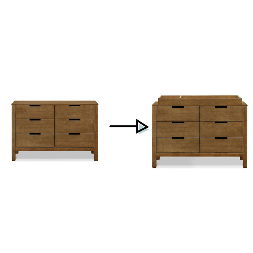 Commode 6 Tiroirs Colby - Noyer-DaVinci-DVI-F11926L-CLÉMENT