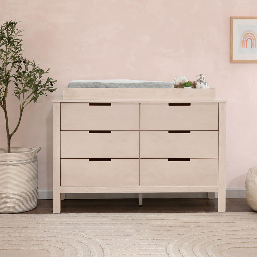Commode 6 Tiroirs Colby - Naturel Lavé-DaVinci-DVI-F11926NX-CLÉMENT