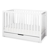 Couchette Convertible 4-en-1 Colby avec Tiroir Gigogne - Blanc-DaVinci-DVI-F11951W-CLÉMENT