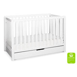 Couchette Convertible 4-en-1 Colby avec Tiroir Gigogne - Blanc-DaVinci-DVI-F11951W-CLÉMENT