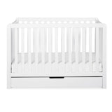 Couchette Convertible 4-en-1 Colby avec Tiroir Gigogne - Blanc-DaVinci-DVI-F11951W-CLÉMENT