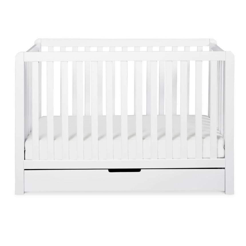 Couchette Convertible 4-en-1 Colby avec Tiroir Gigogne - Blanc-DaVinci-DVI-F11951W-CLÉMENT