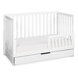 Couchette Convertible 4-en-1 Colby avec Tiroir Gigogne - Blanc-DaVinci-DVI-F11951W-CLÉMENT