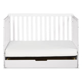 Couchette Convertible 4-en-1 Colby avec Tiroir Gigogne - Blanc-DaVinci-DVI-F11951W-CLÉMENT