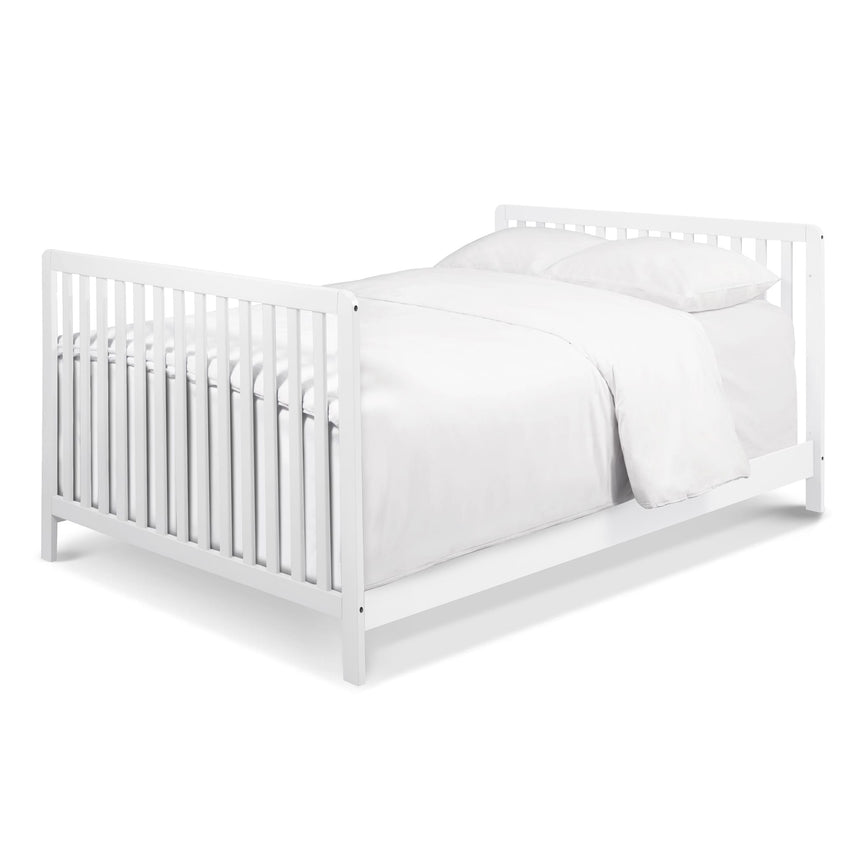 Couchette Convertible 4-en-1 Colby avec Tiroir Gigogne - Blanc-DaVinci-DVI-F11951W-CLÉMENT