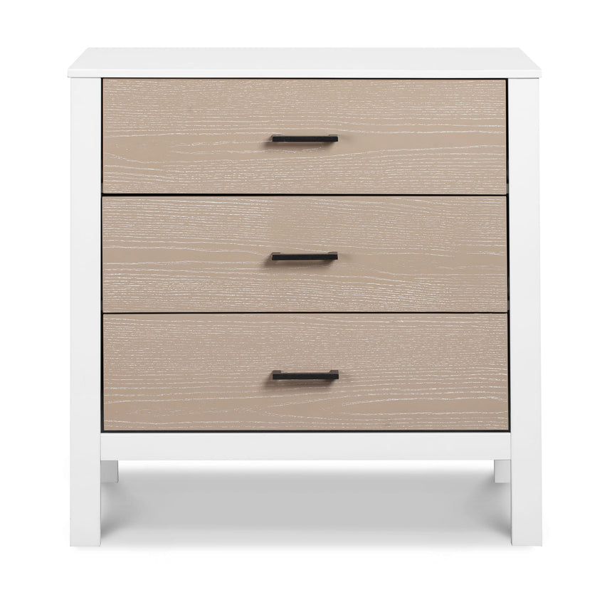 Commode 3 Tiroirs Radley - Blanc et Bois Côtier-Carter's-DVI-F23223WCWD-CLÉMENT