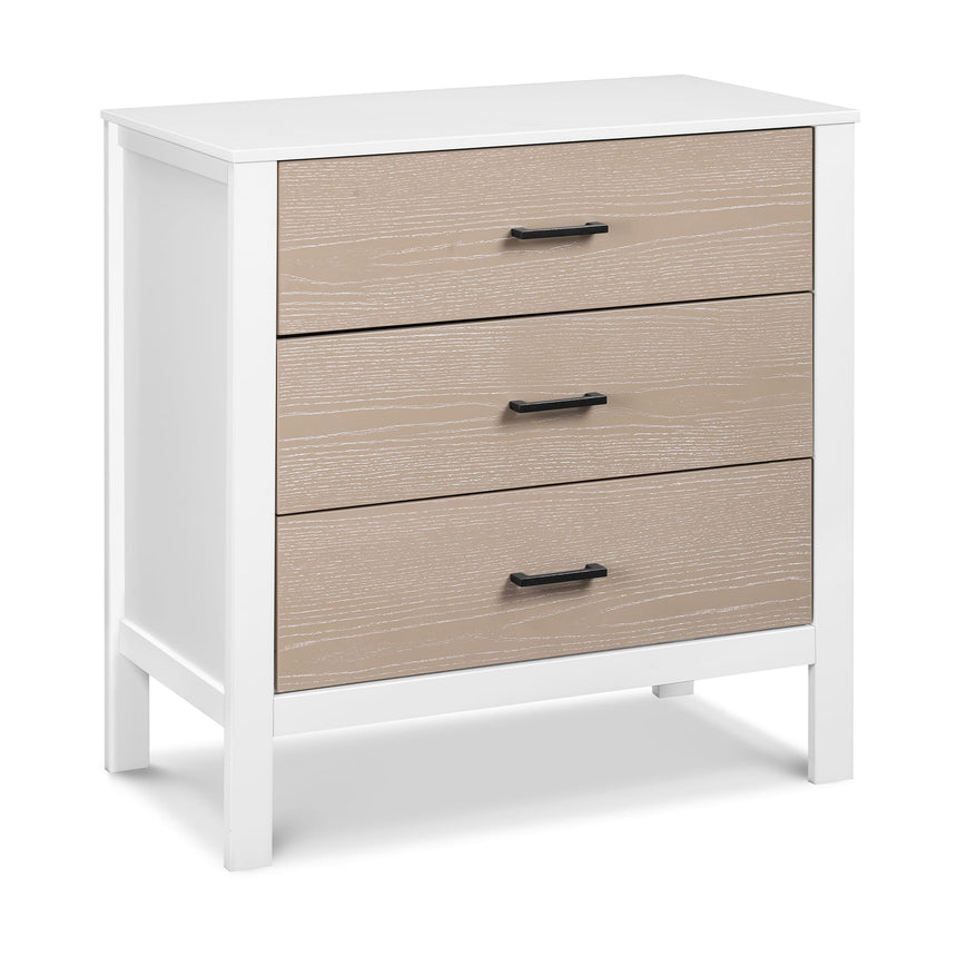 Commode 3 Tiroirs Radley - Blanc et Bois Côtier-Carter's-DVI-F23223WCWD-CLÉMENT