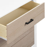 Commode 3 Tiroirs Radley - Blanc et Bois Côtier-Carter's-DVI-F23223WCWD-CLÉMENT
