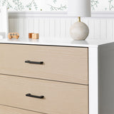 Commode 3 Tiroirs Radley - Blanc et Bois Côtier-Carter's-DVI-F23223WCWD-CLÉMENT