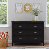 Commode Charlie 6 tiroirs - Ébène-DaVinci-DVI-M12826E-CLÉMENT