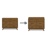 Commode 6 Tiroirs Otto - Noyer-DaVinci-DVI-M22526L-CLÉMENT