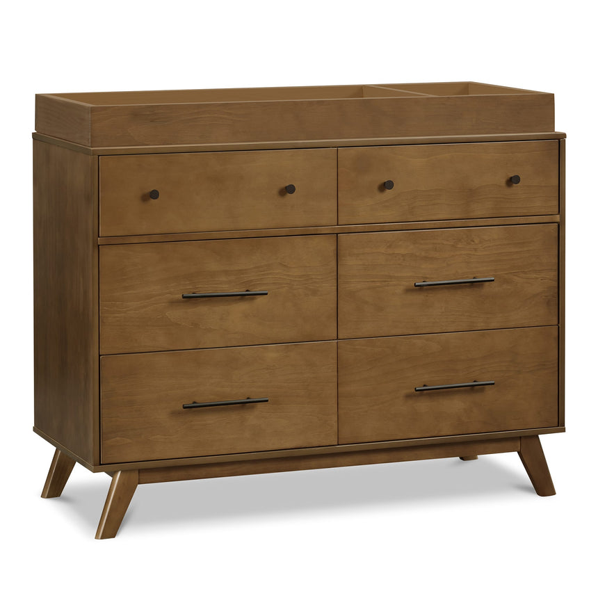 Commode 6 Tiroirs Otto - Noyer-DaVinci-DVI-M22526L-CLÉMENT