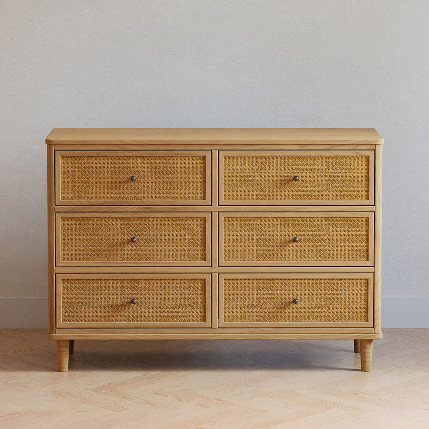 Commode 6 Tiroirs Marin - Miel et Rotin-Namesake-DVI-M23716HYHC-CLÉMENT