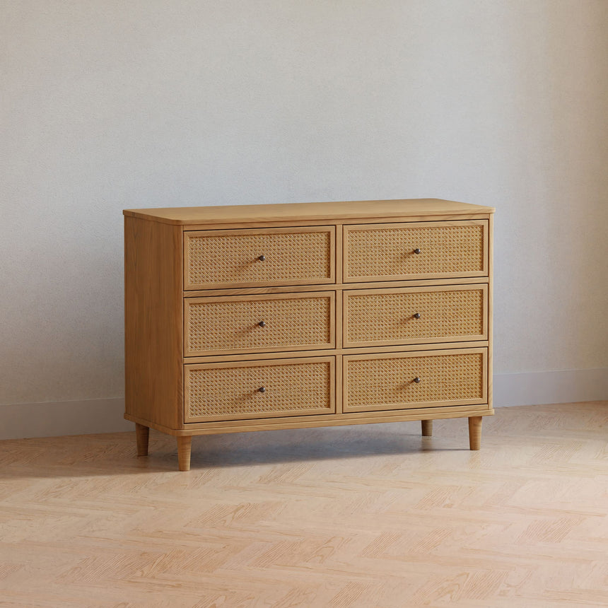 Commode 6 Tiroirs Marin - Miel et Rotin-Namesake-DVI-M23716HYHC-CLÉMENT