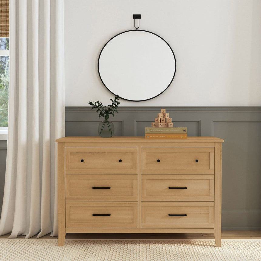 Commode 6 Tiroirs Sawyer Farmhouse - Miel-DaVinci-DVI-M24726HY-CLÉMENT