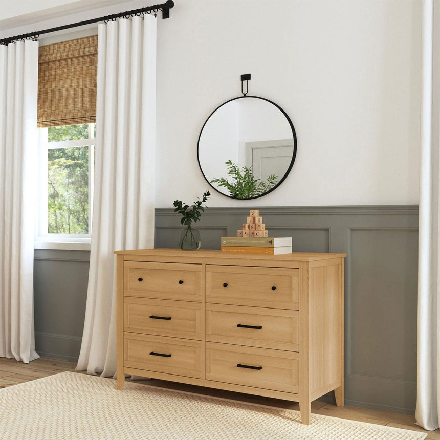 Commode 6 Tiroirs Sawyer Farmhouse - Miel-DaVinci-DVI-M24726HY-CLÉMENT