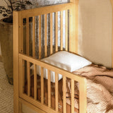 Couchette Convertible 4-en-1 Eloise - Miel et Tissu Eco-Weave-Namesake-DVI-M24801HYPSEW-CLÉMENT