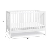 Couchette Convertible 3-en-1 Birdie - Blanc-DaVinci-DVI-M25101W-CLÉMENT