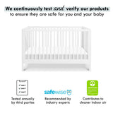 Couchette Convertible 3-en-1 Birdie - Blanc-DaVinci-DVI-M25101W-CLÉMENT