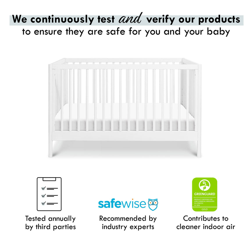 Couchette Convertible 3-en-1 Birdie - Blanc-DaVinci-DVI-M25101W-CLÉMENT