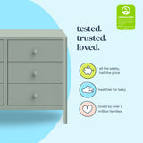 Commode 6 Tiroirs Birdie - Sauge-DaVinci-DVI-M25126LS-CLÉMENT