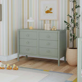 Commode 6 Tiroirs Birdie - Sauge-DaVinci-DVI-M25126LS-CLÉMENT