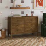 Commode 6 Tiroirs Birdie - Noyer-DaVinci-DVI-M25126L-CLÉMENT