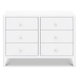 Commode 6 Tiroirs Birdie - Blanc-DaVinci-DVI-M25126W-CLÉMENT