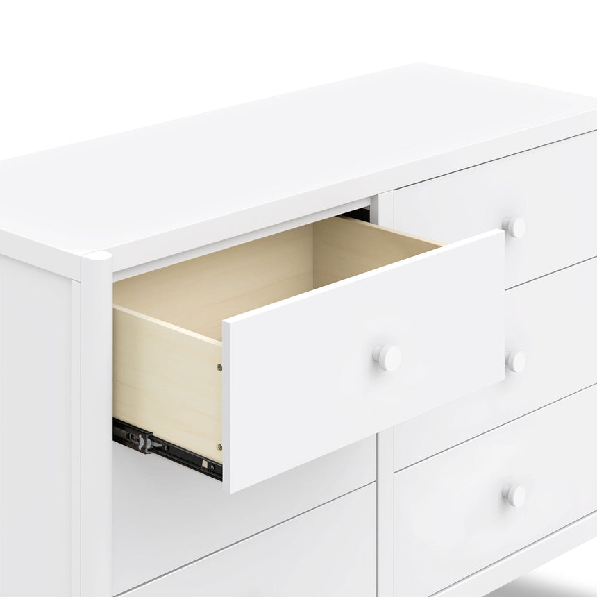 Commode 6 Tiroirs Birdie - Blanc-DaVinci-DVI-M25126W-CLÉMENT