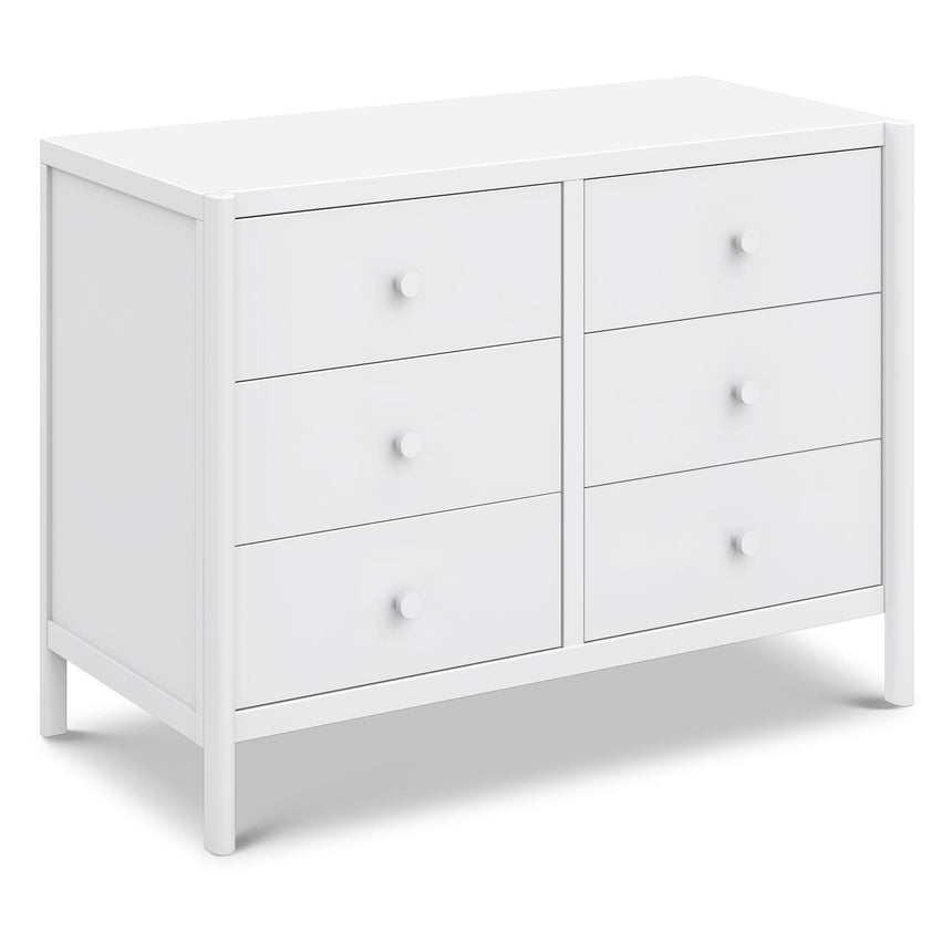 Commode 6 Tiroirs Birdie - Blanc-DaVinci-DVI-M25126W-CLÉMENT