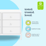 Commode 6 Tiroirs Birdie - Blanc-DaVinci-DVI-M25126W-CLÉMENT