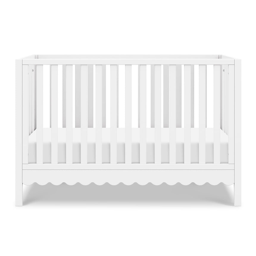 Couchette Convertible 4-en-1 Sammy Scallop - Blanc-DaVinci-DVI-M27801W-CLÉMENT