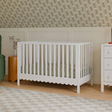 Couchette Convertible 4-en-1 Sammy Scallop - Blanc-DaVinci-DVI-M27801W-CLÉMENT