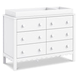 Commode 6 Tiroirs Sammy Scallop - Blanc-DaVinci-DVI-M27826W-CLÉMENT