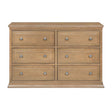 Commode Double 6 Tiroirs Signature Davinci - Noisette-DaVinci-DVI-M4426HN-CLÉMENT