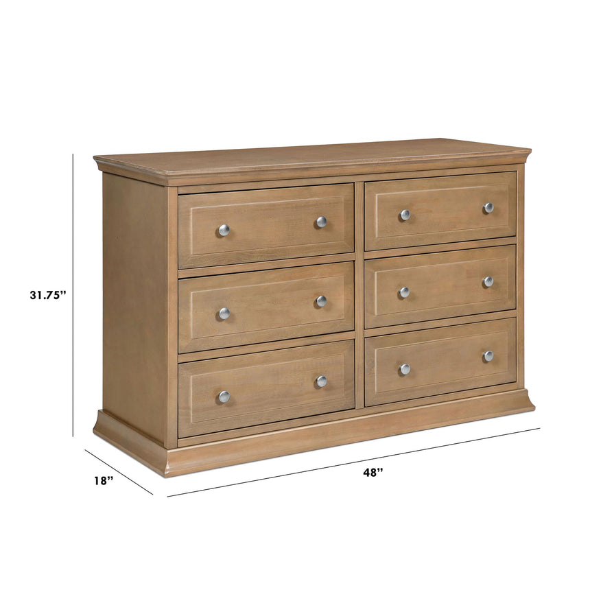 Commode Double 6 Tiroirs Signature Davinci - Noisette-DaVinci-DVI-M4426HN-CLÉMENT