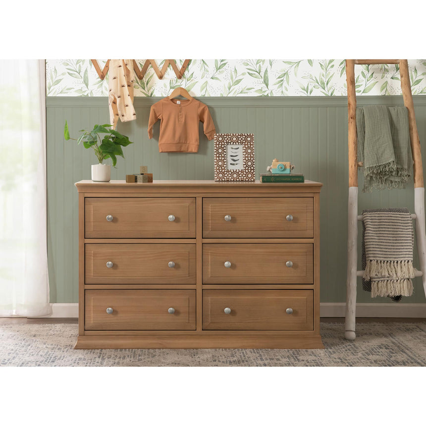 Commode Double 6 Tiroirs Signature Davinci - Noisette-DaVinci-DVI-M4426HN-CLÉMENT
