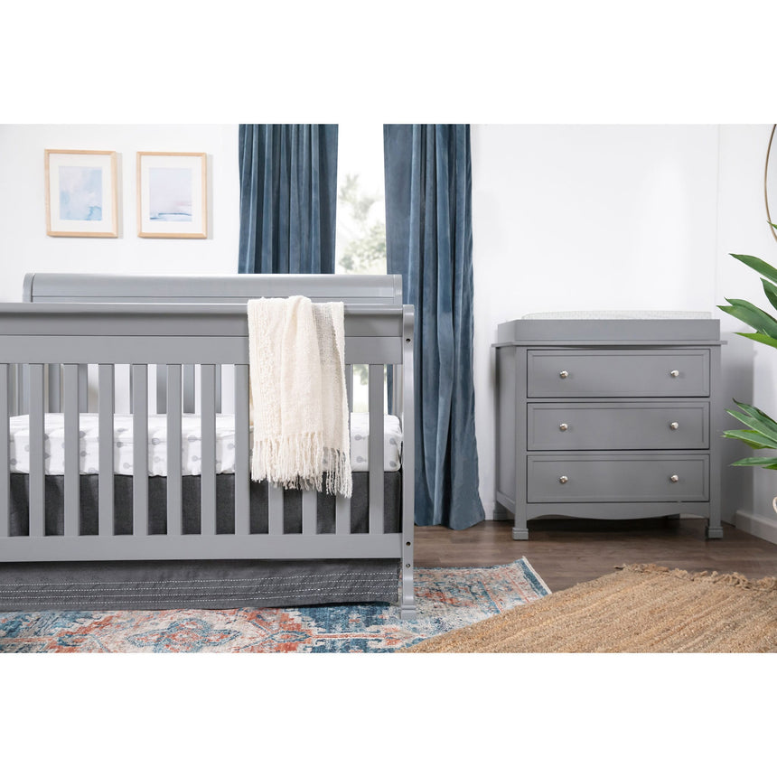 Couchette Convertible 4-en-1 Kalani - Gris-DaVinci-DVI-M5501G-CLÉMENT
