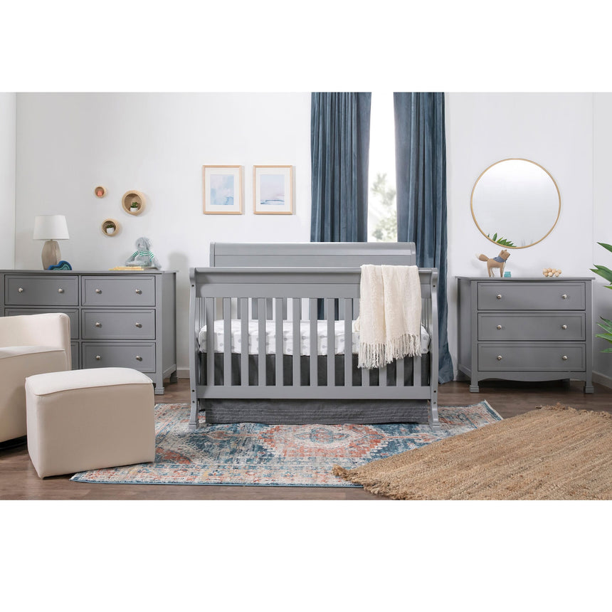Couchette Convertible 4-en-1 Kalani - Gris-DaVinci-DVI-M5501G-CLÉMENT