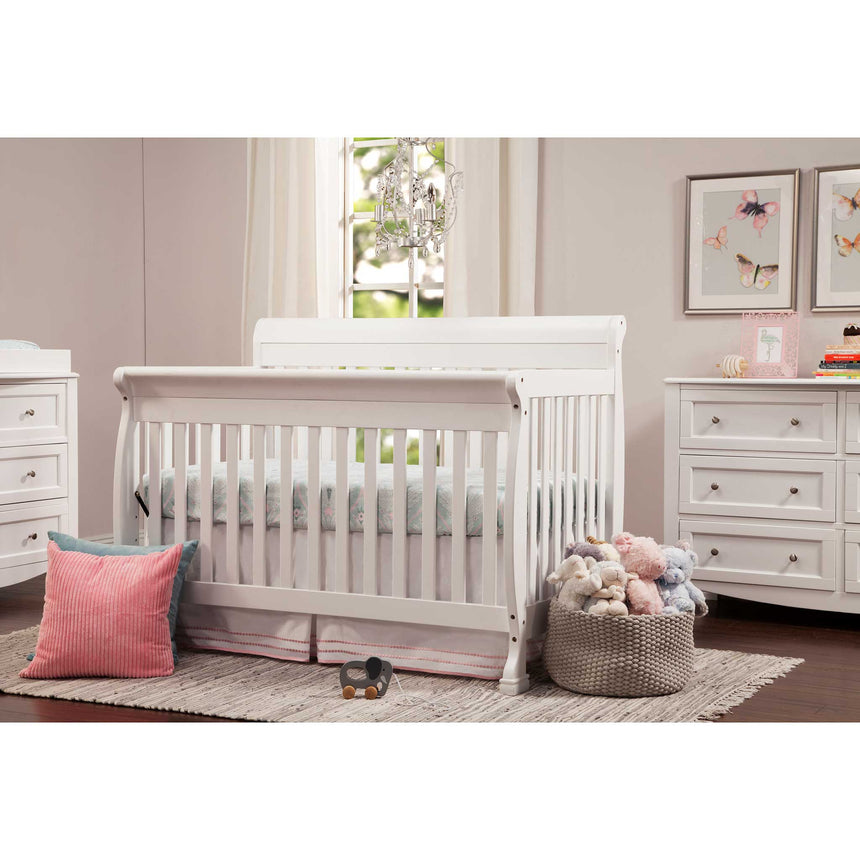 Couchette Convertible 4-en-1 Kalani - Blanc-DaVinci-DVI-M5501W-CLÉMENT